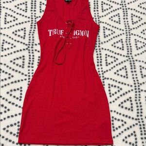 True Religion Bold Red Tank Dress